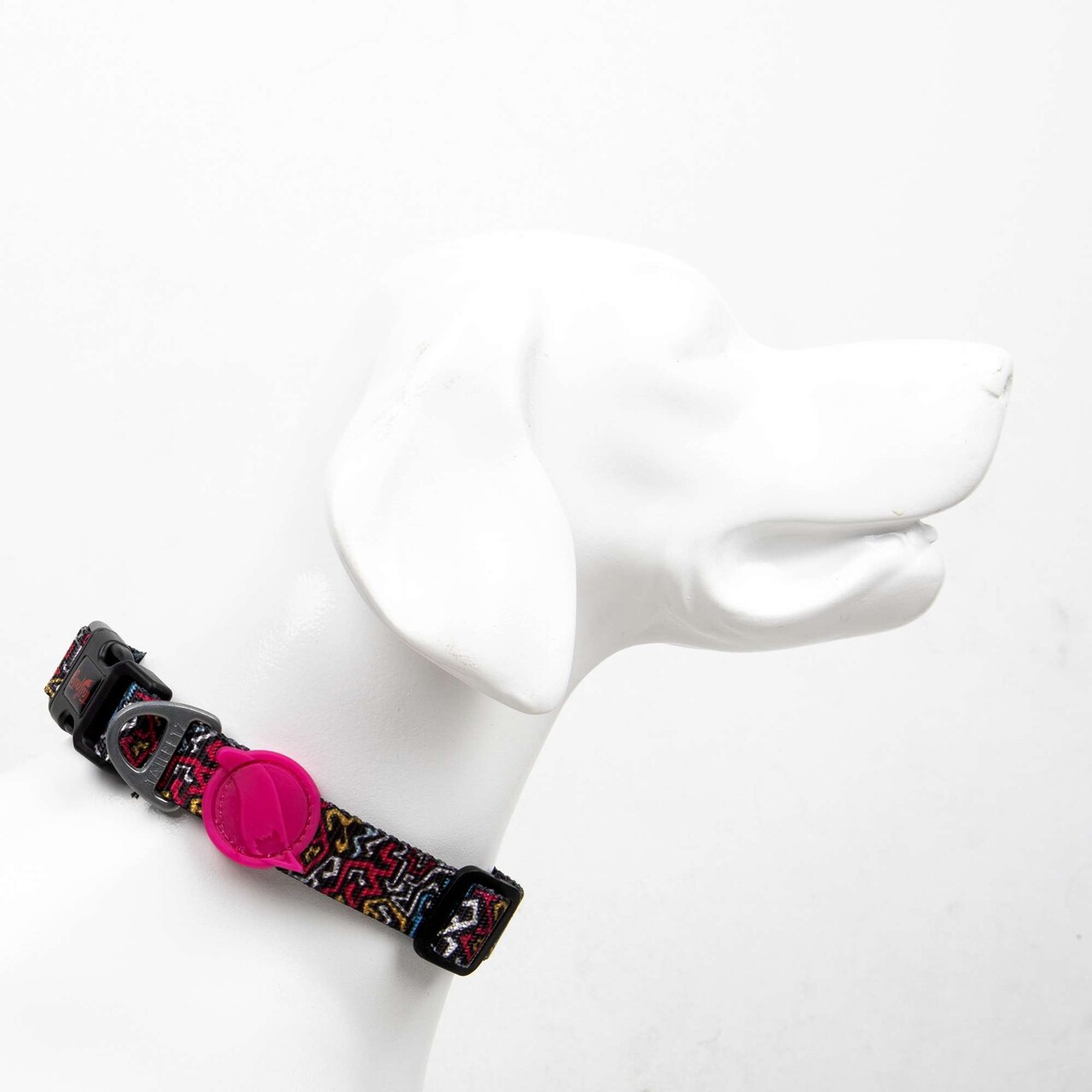 Zgarda pentru câini, Paws &amp; Whiskers, Graffiti, Poliester, Multicolor - imagine 4